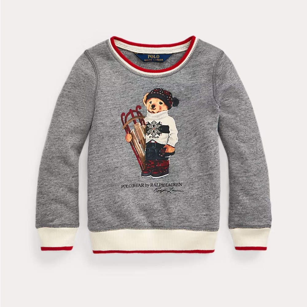 Polo Ralph Lauren Gray Bear Sweatshirt